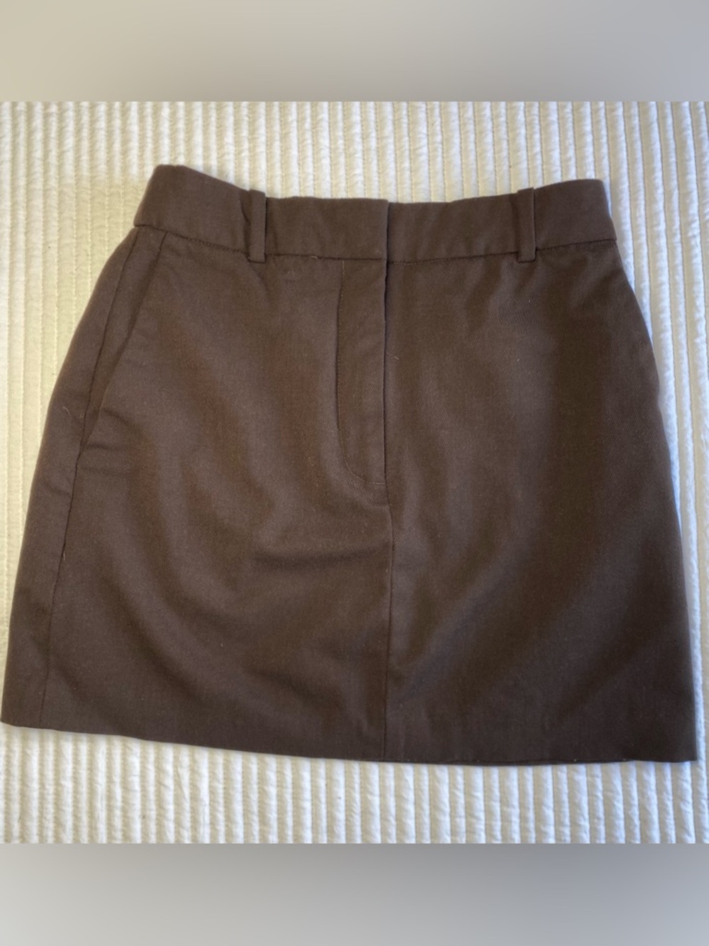 Babaton Brown Mini Skirt